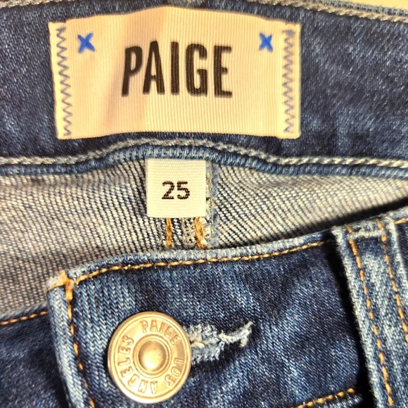 NWOT Women's Paige Cindy Emotion Distressed Jeans - Picture 2 of 14